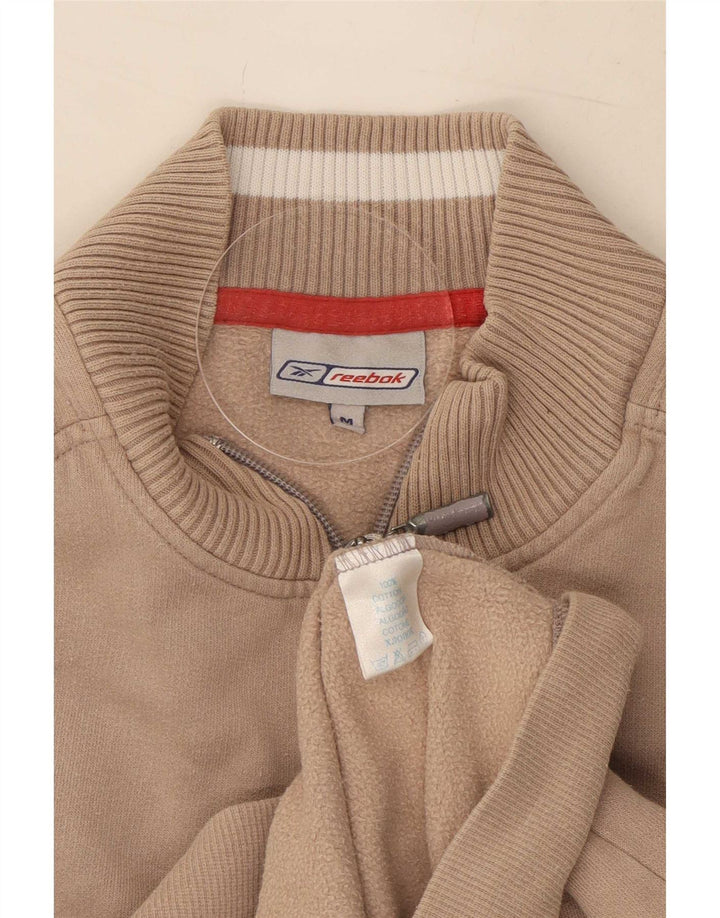 Jachetă de trening Reebok pentru femei UK 14, bumbac mediu bej