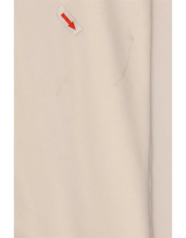 Pulover pentru bărbați Champion, cu fermoar, bumbac alb 2XL