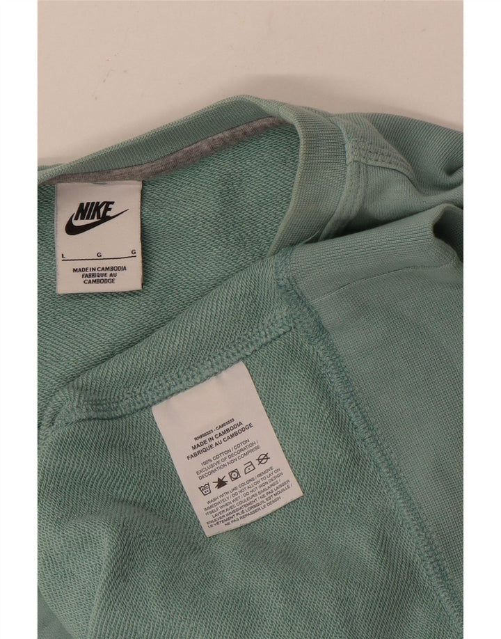 Pulover NIKE pentru bărbați, mare, albastru, bumbac