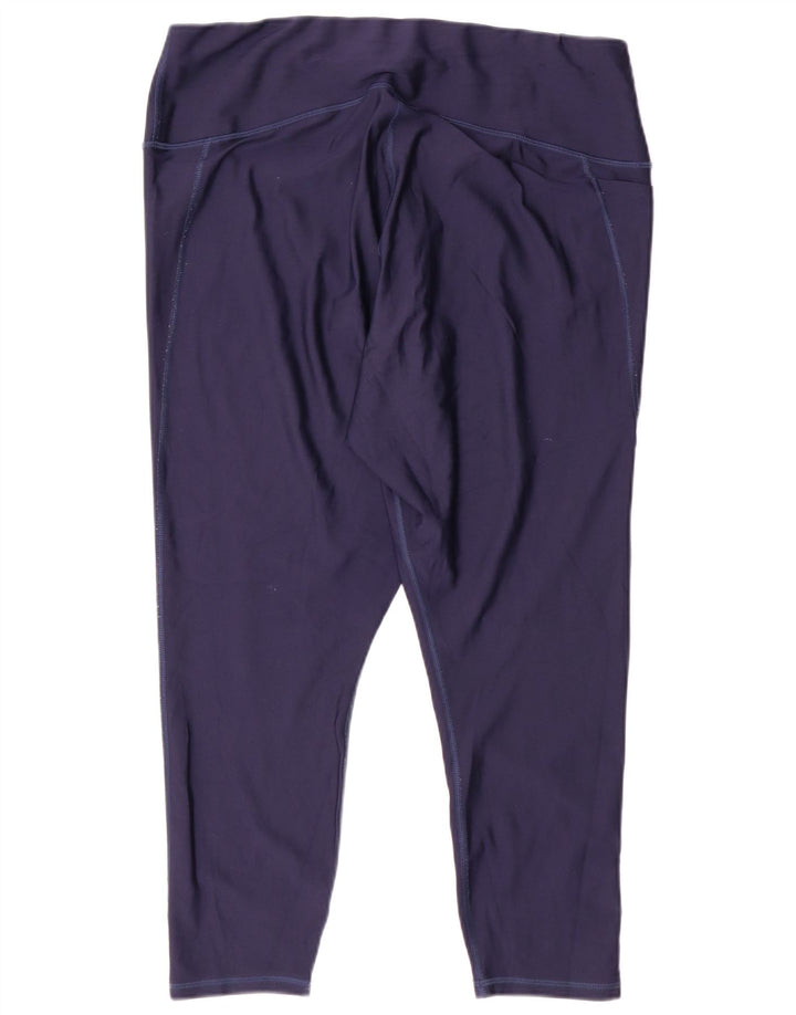 Leggings Capri de compresie Under Armour pentru femei UK 20 2XL Bleumarin Sport