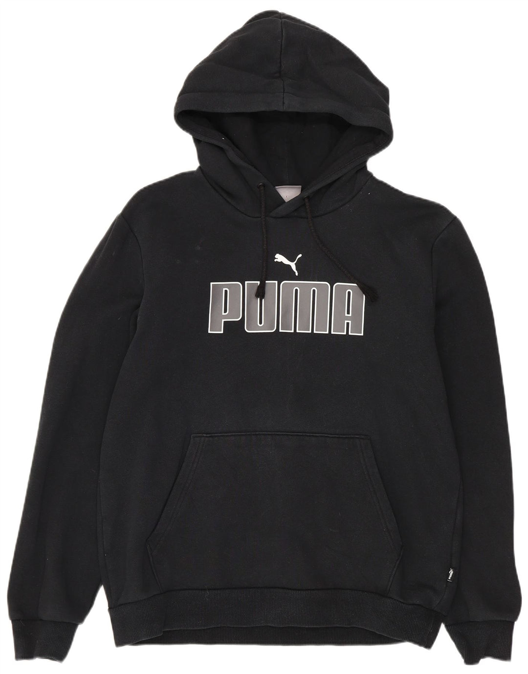 Pulover pentru bărbați Puma Graphic Hoodie Jumper mic, negru, bumbac