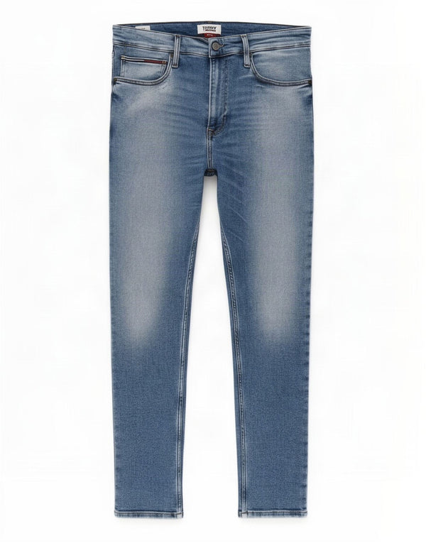 Blugi skinny pentru bărbați Tommy Hilfiger W36 L31 Bumbac albastru