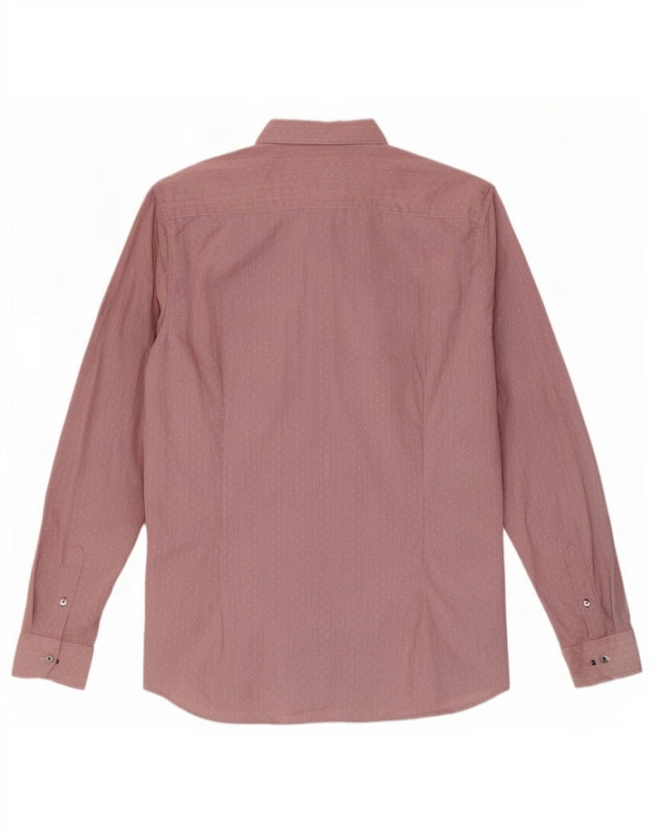 Cămașă pentru bărbați Ted Baker Mărimea 5 XL Bumbac cu dungi roșii