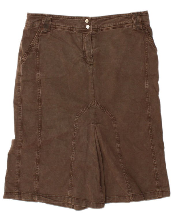 Trussardi Fusta Denim pentru Femei IT 42 Medium W30 Maro Bumbac