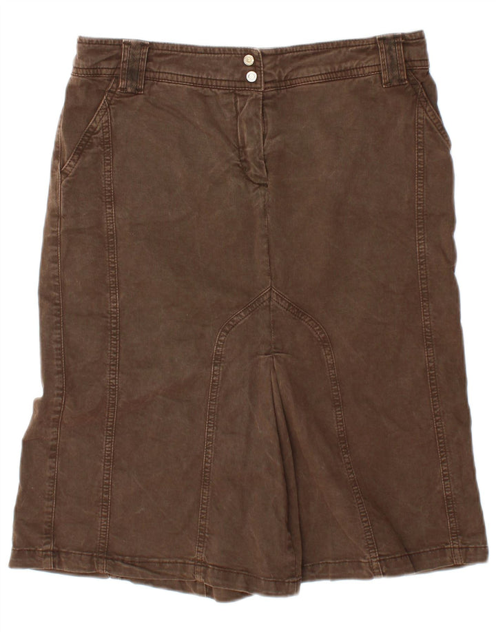 Trussardi Fusta Denim pentru Femei IT 42 Medium W30 Maro Bumbac