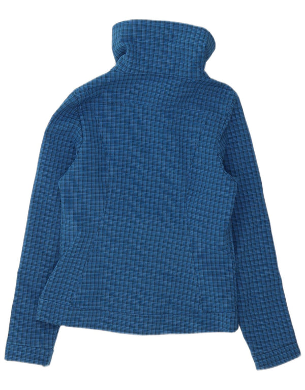 Jachetă Windbreaker pentru femei The North Face UK 10 Small Blue Check Poliester