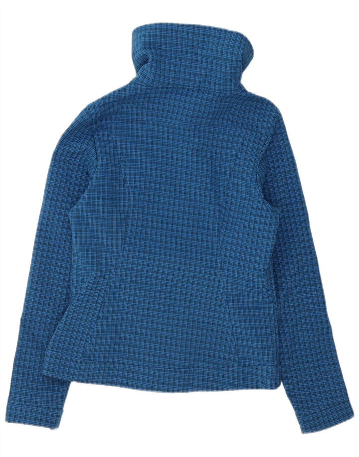 Jachetă Windbreaker pentru femei The North Face UK 10 Small Blue Check Poliester