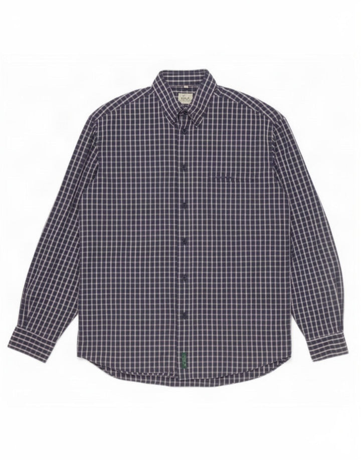 Cămașă pentru bărbați Ben Sherman, cu carouri mari, albastre