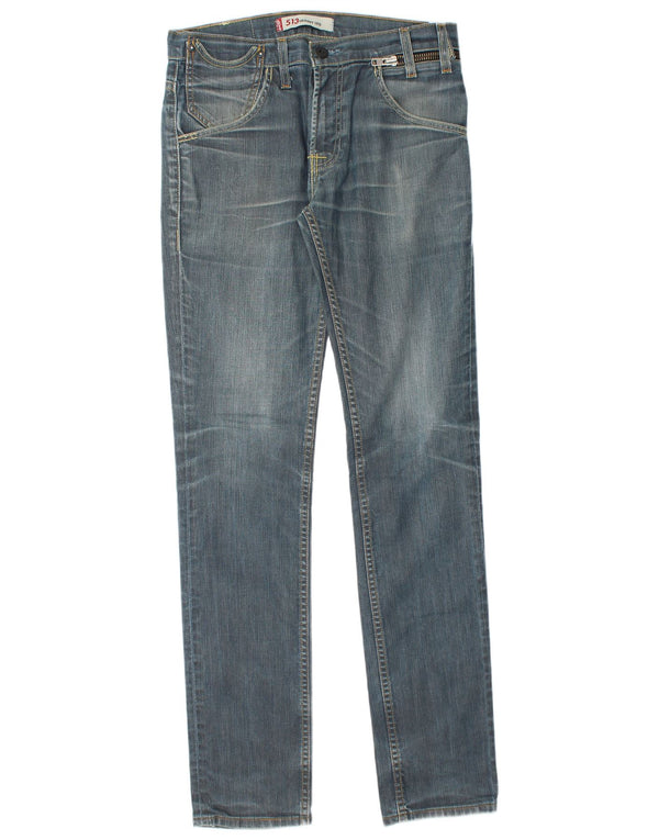 Blugi skinny 513 pentru femei LEVI'S W32 L35 albastru