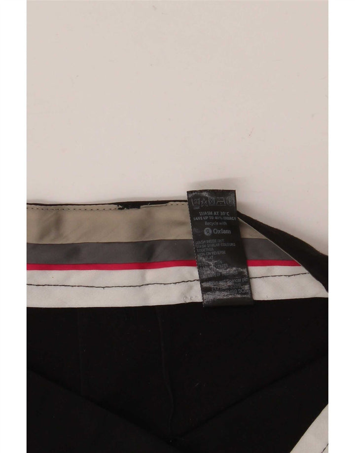 Marks & Spencer Pantaloni casual Bootcut pentru femei UK 12 Medium W32 L30 Negru