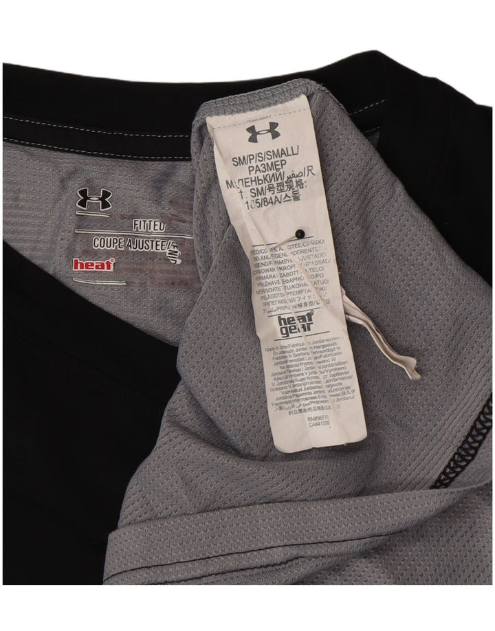 Vestă Under Armour pentru bărbați Heat Gear Top mic, negru, poliester color bloc