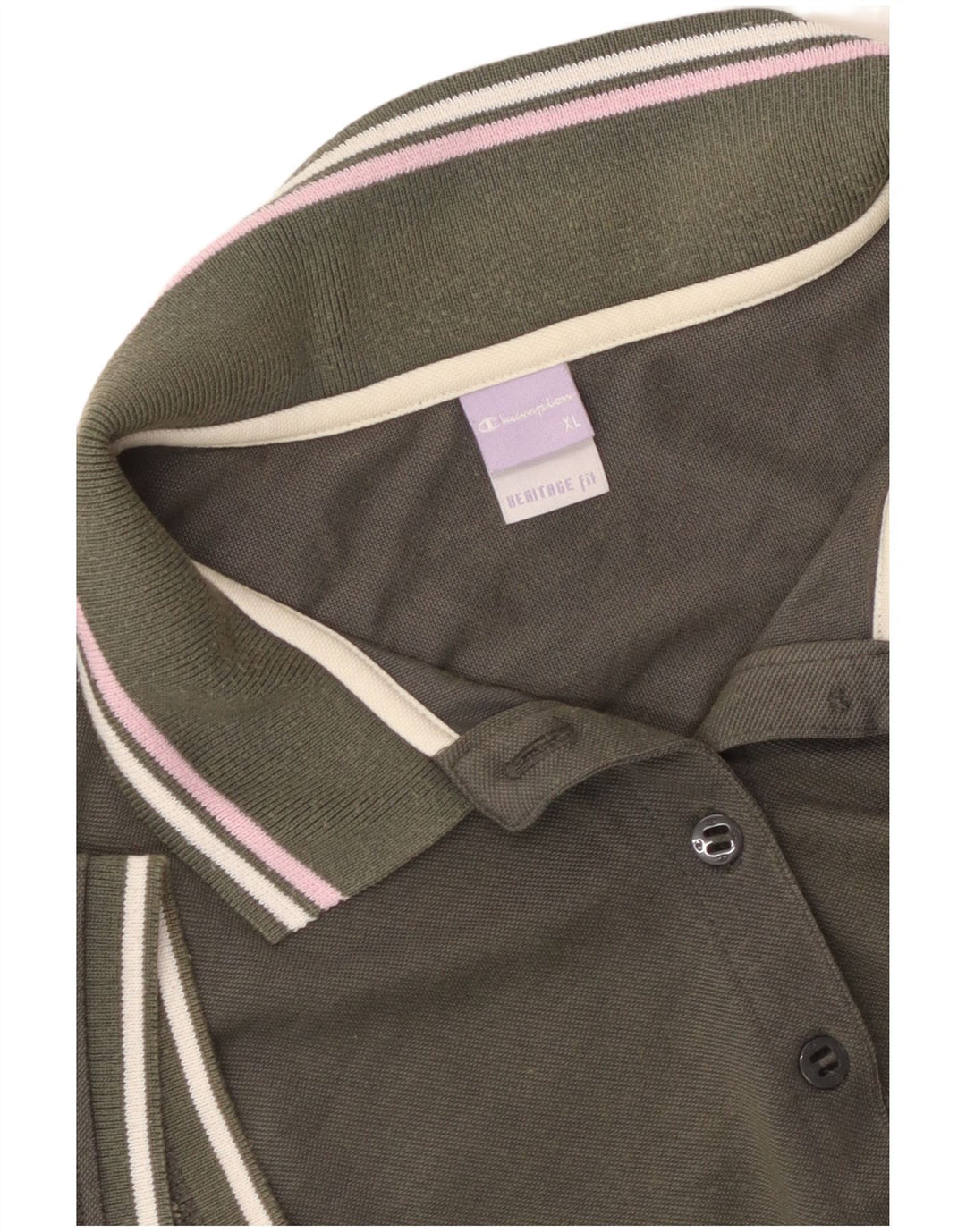 Tricou polo CHAMPION Heritage Fit pentru femei UK 18 XL Verde