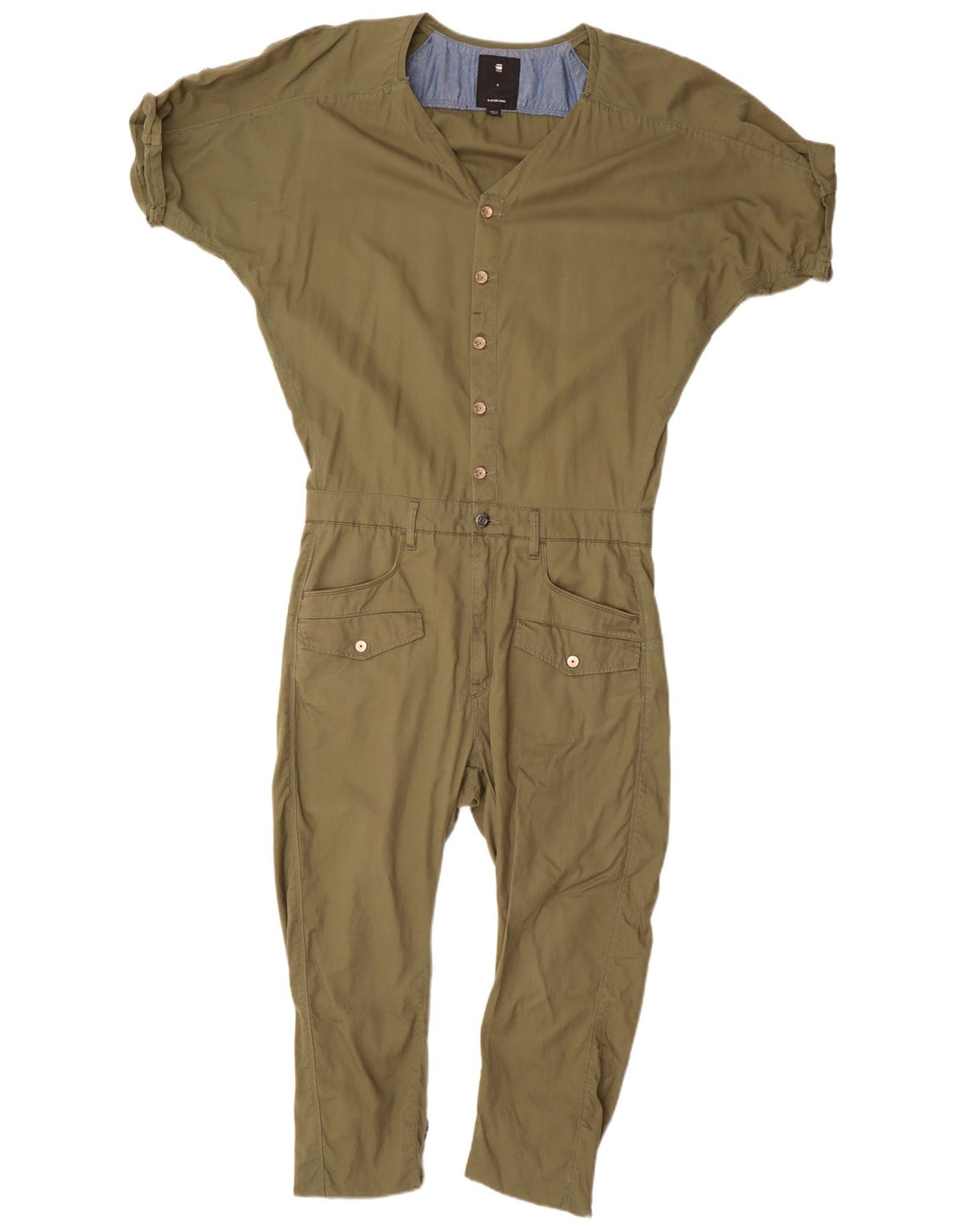 Salopetă supradimensionată pentru femei G-Star UK 10 Small Khaki
