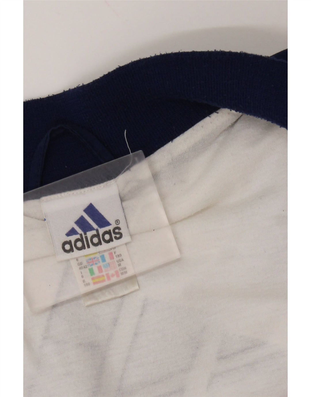 Jachetă de trening pentru bărbați ADIDAS Marea Britanie 40/42 Mediu Bleumarin Colorblock
