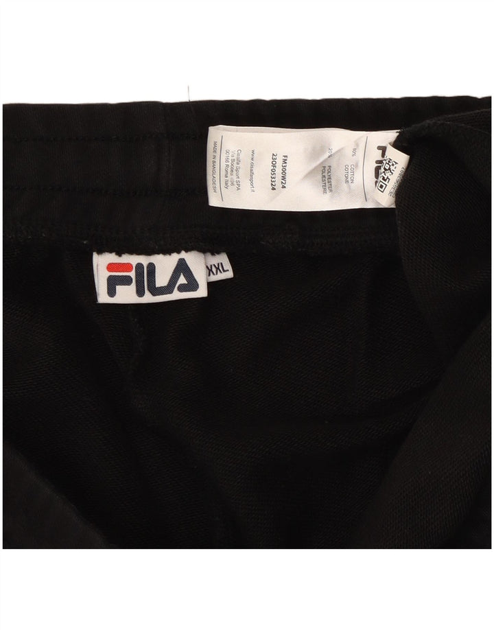 Pantaloni de trening Fila Barbati Joggeri 2XL Bumbac Negru
