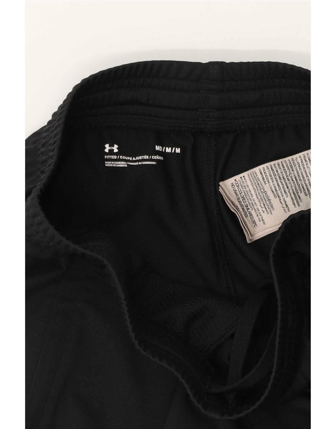 Pantaloni de trening Under Armour pentru bărbați, poliester mediu negru