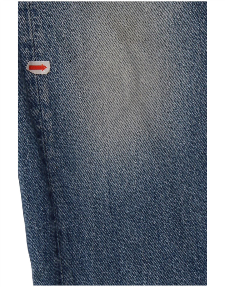 LEVI'S Mens 501 Straight Jeans W38 L26 Blue Cotton
