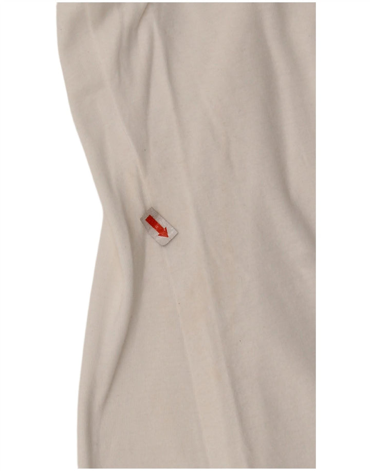 GAS Tricou polo cu grafic pentru femei UK 18 XL Bumbac alb