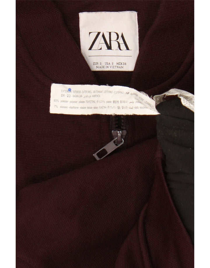 Bomber pentru bărbați Zara UK 36 Poliester maro mic