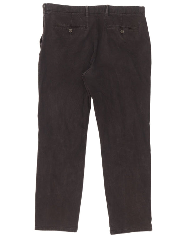 Pantaloni chino drepți pentru bărbați Marks & Spencer L36 L31 Bumbac bleumarin