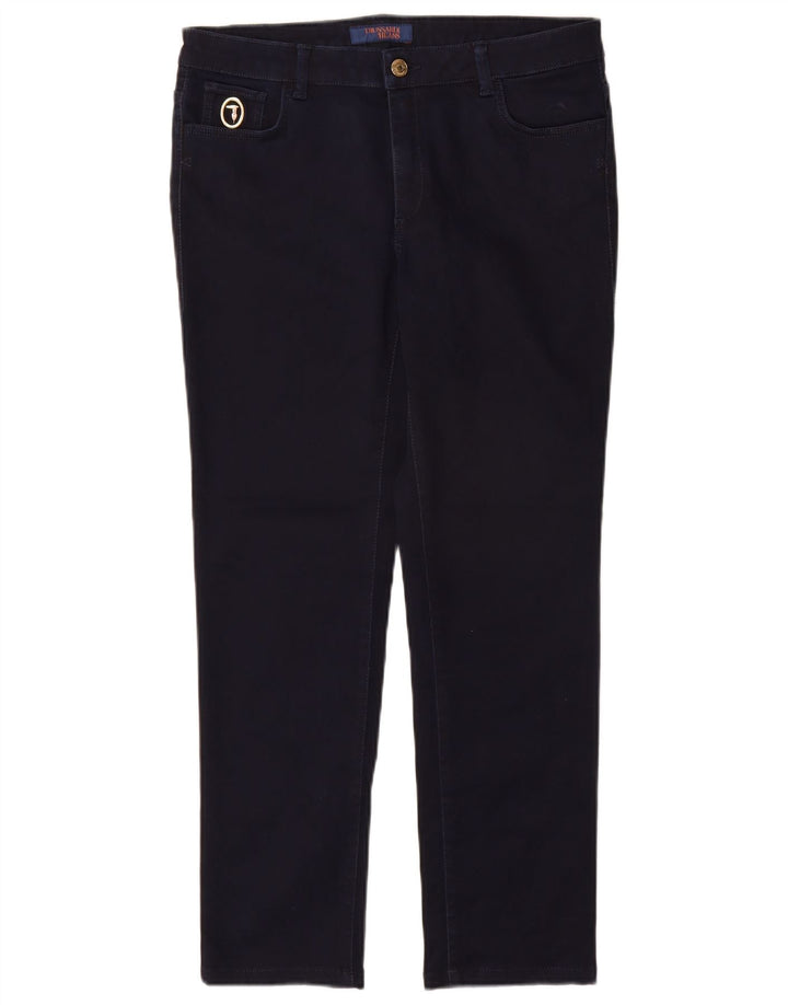 Trussardi Pantaloni slim casual pentru femei W31 L28 bleumarin