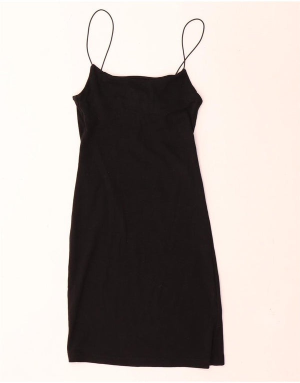 Rochie pentru femei Zara UK 12 Medium Black Bumbac