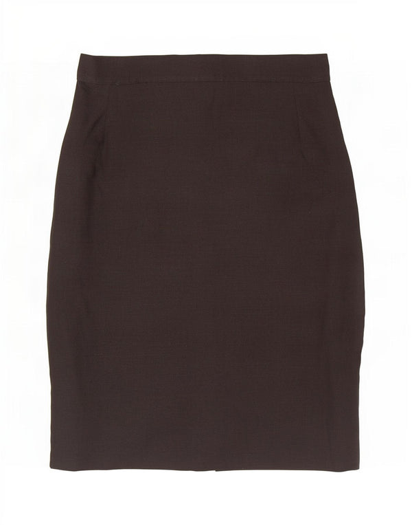 Fusta creion vintage pentru femei cu talie înaltă IT 46 Large W28 Black