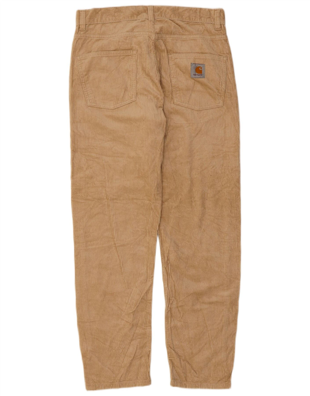 CARHARTT Pantaloni subțiri din catifea pentru bărbați W30 L29, bumbac bej