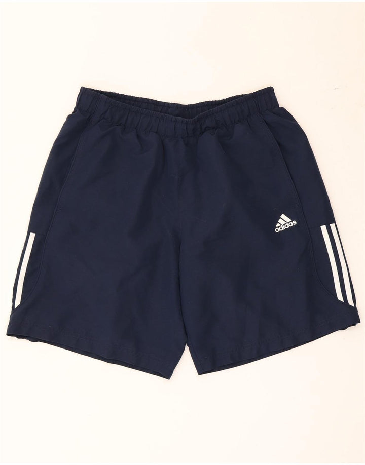 Pantaloni scurți sport pentru bărbați Adidas Climalite, mari, albastru, poliester