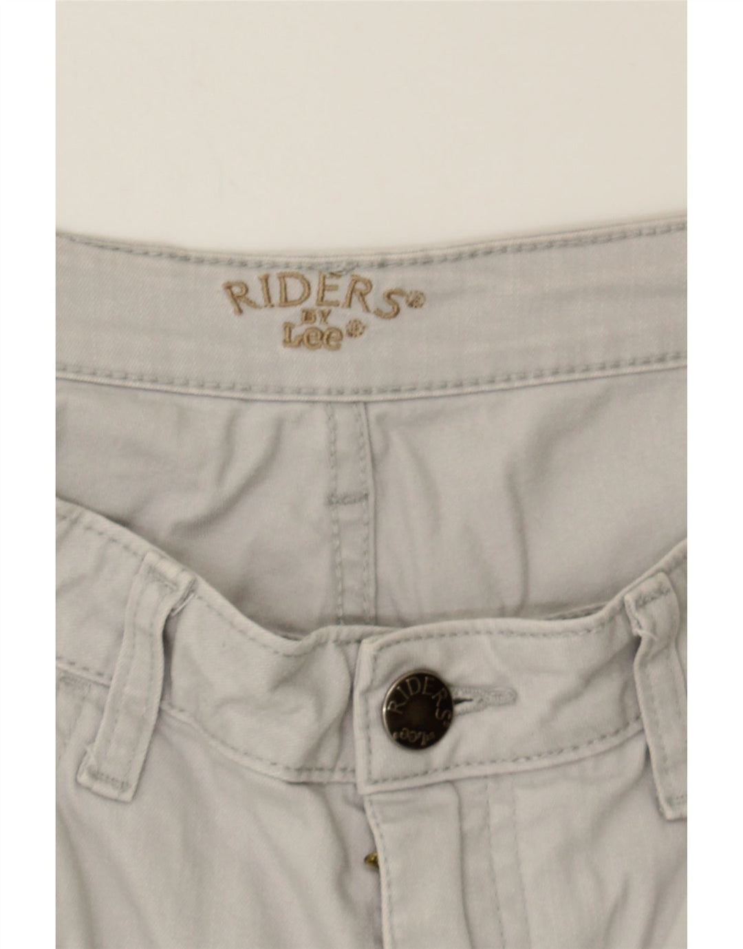 LEE Womens Riders Straight Capri Trousers W30 L18 Grey Vintage Lee and Second-Hand Lee from Messina Hembry 