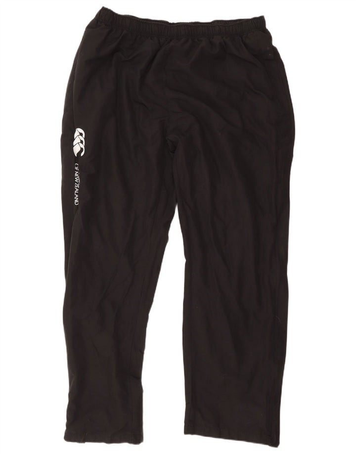 Pantaloni de trening Canterbury pentru bărbați, poliester negru 3XL