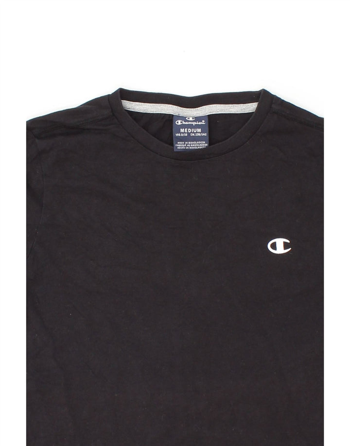 CHAMPION Boys T-Shirt Top 9-10 Years Medium Black Vintage Champion and Second-Hand Champion from Messina Hembry 