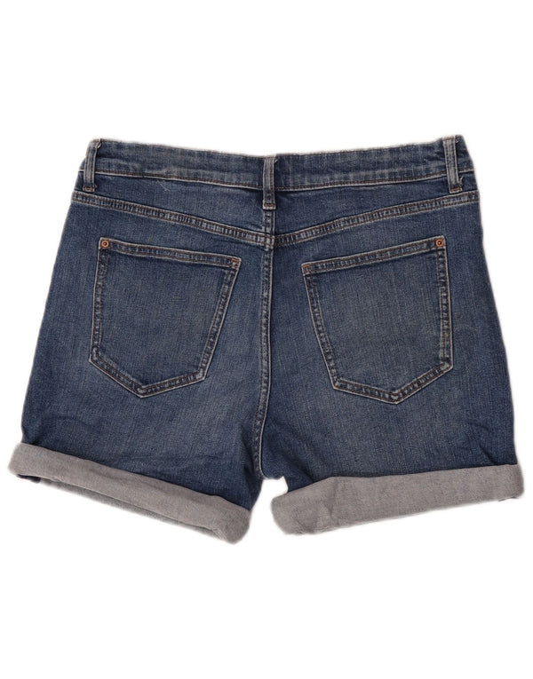 Marks & Spencer Pantaloni scurți din blugi pentru femei Boyfriend UK 12 Medium W32 Blue
