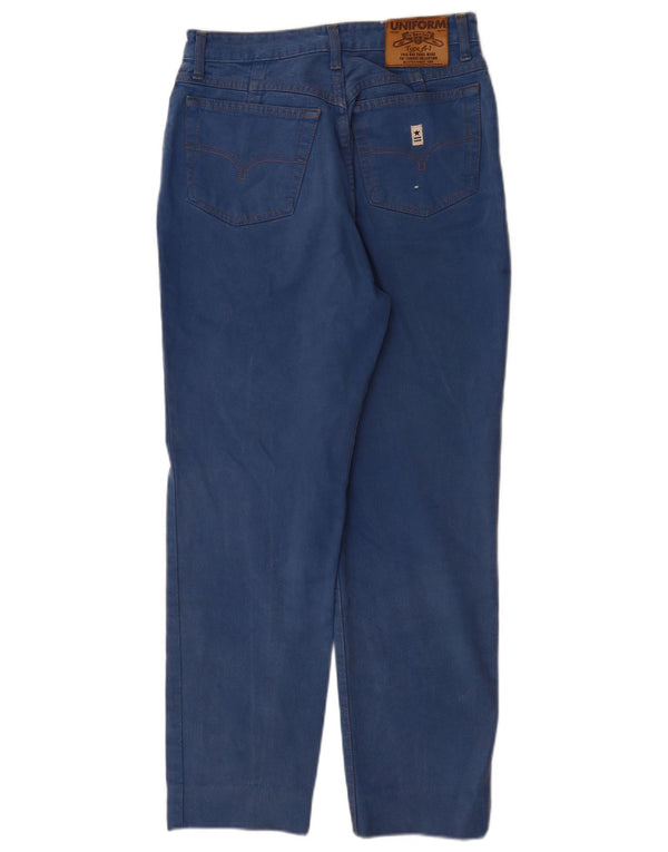 Uniforma Blugi conici pentru femei W32 L28 Bumbac albastru