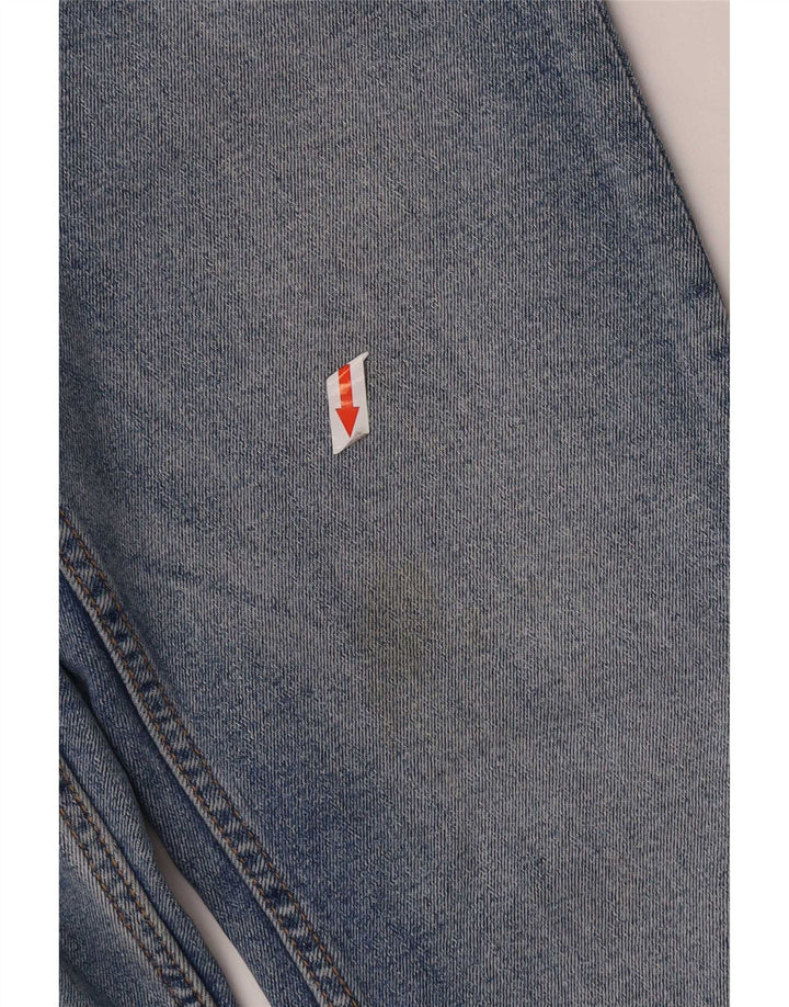 Blugi Flare Cropped pentru Damă Zara EU 40 Medium L30 L25 Albastru