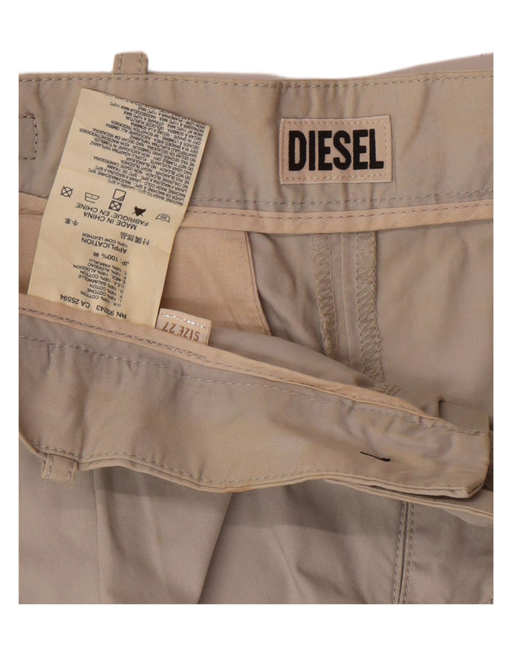 Pantaloni scurți chino DIESEL pentru femei W27, bumbac gri mic