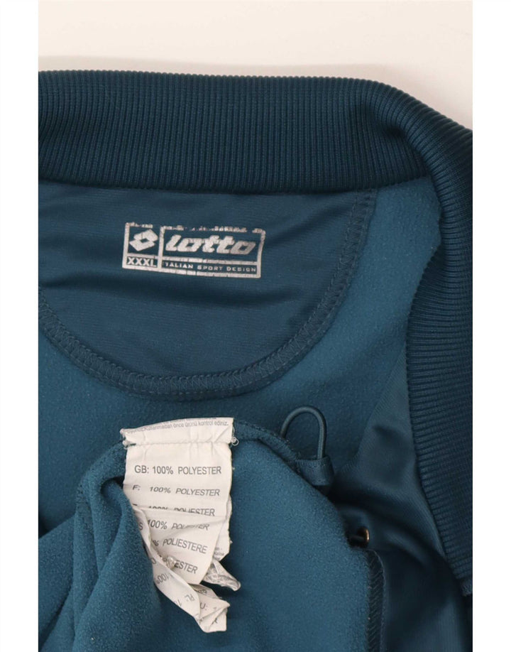 Lotto Mens Trening Top Jacket 3XL Blue Colourblock Poliester
