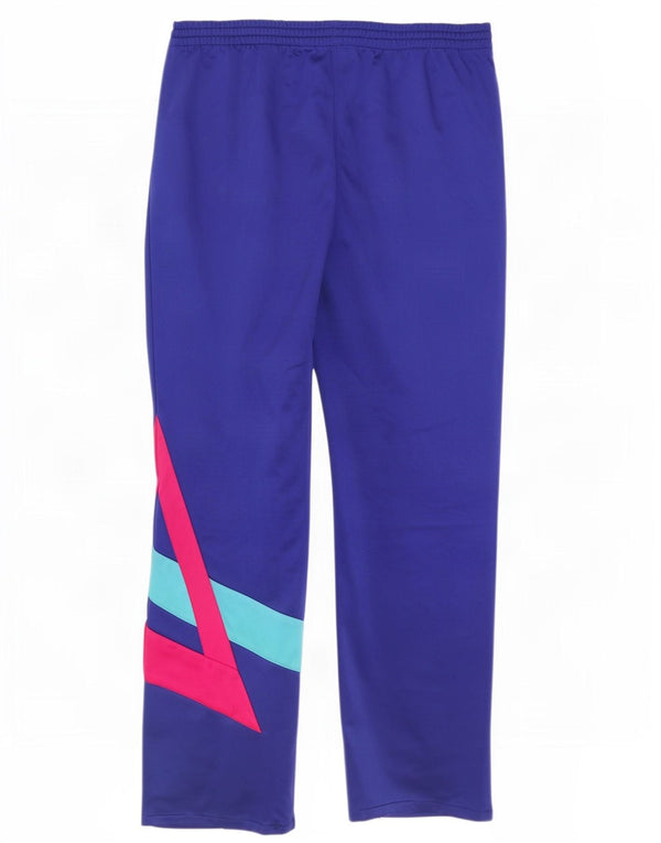 Pantaloni de trening Adidas pentru femei UK 14, mare, albastru, bloc de culoare