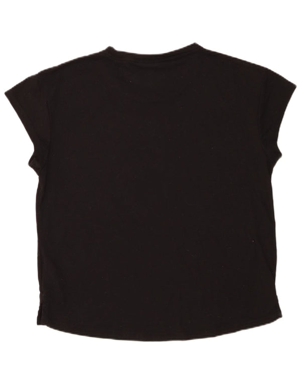Tricou grafic Puma pentru femei Top UK 14 Medium Black Poliester