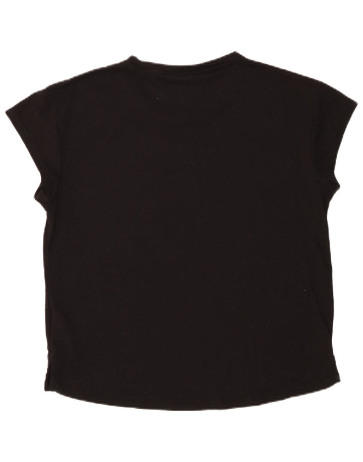 Tricou grafic Puma pentru femei Top UK 14 Medium Black Poliester