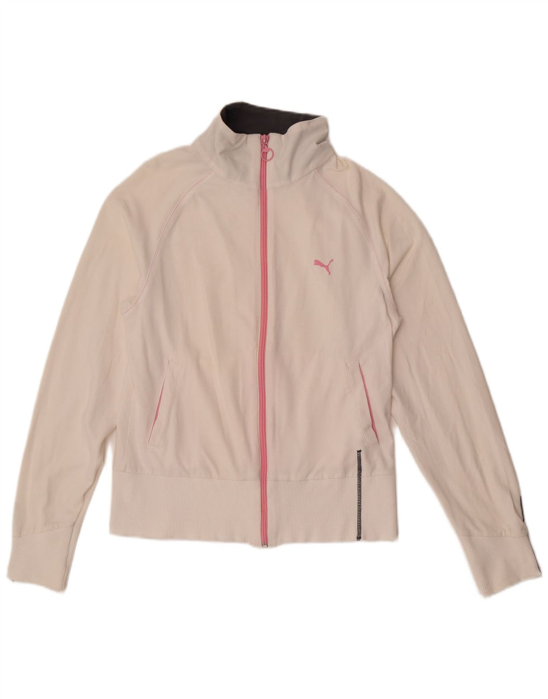 Jachetă de trening Puma pentru femei UK 12 Medium Off White