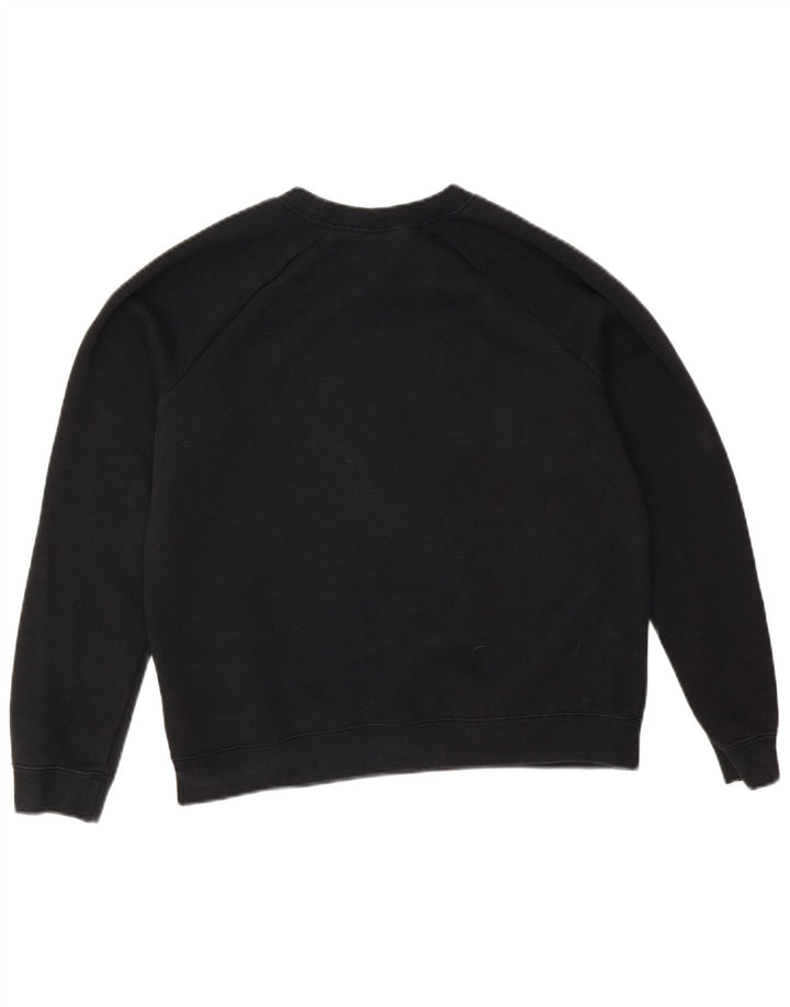 Pulover Nike pentru damă cu grafică, UK 14, bumbac mediu negru