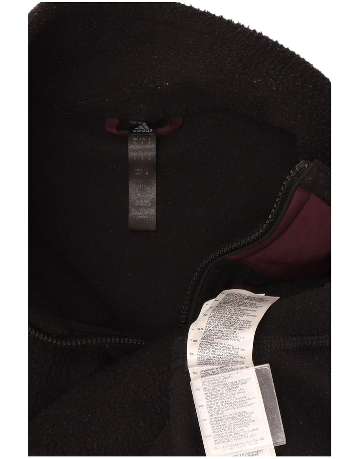 Jachetă fleece pentru bărbați Adidas UK 36, negru, poliester color block