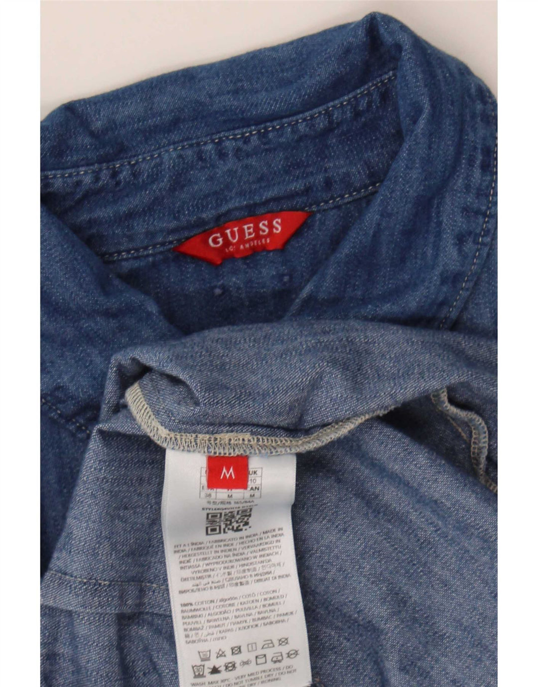 Cămașă de blugi Guess pentru femei UK 10 Small Blue Bumbac