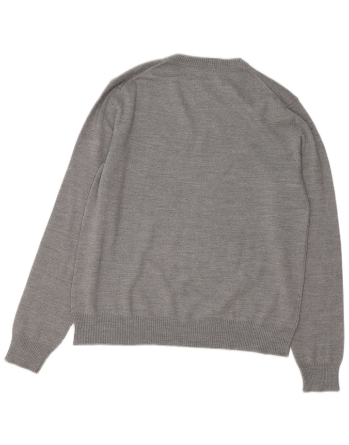 Pulover Marlboro Classics pentru bărbați, cu gât crew, gri mediu