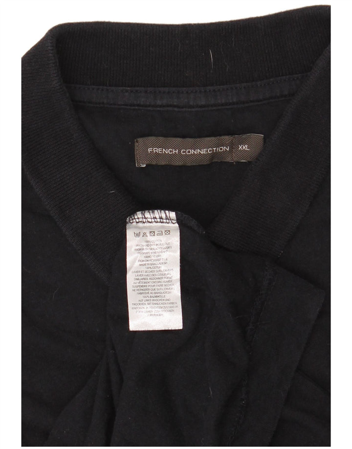 Tricou polo pentru bărbați French Connection 2XL bumbac bleumarin