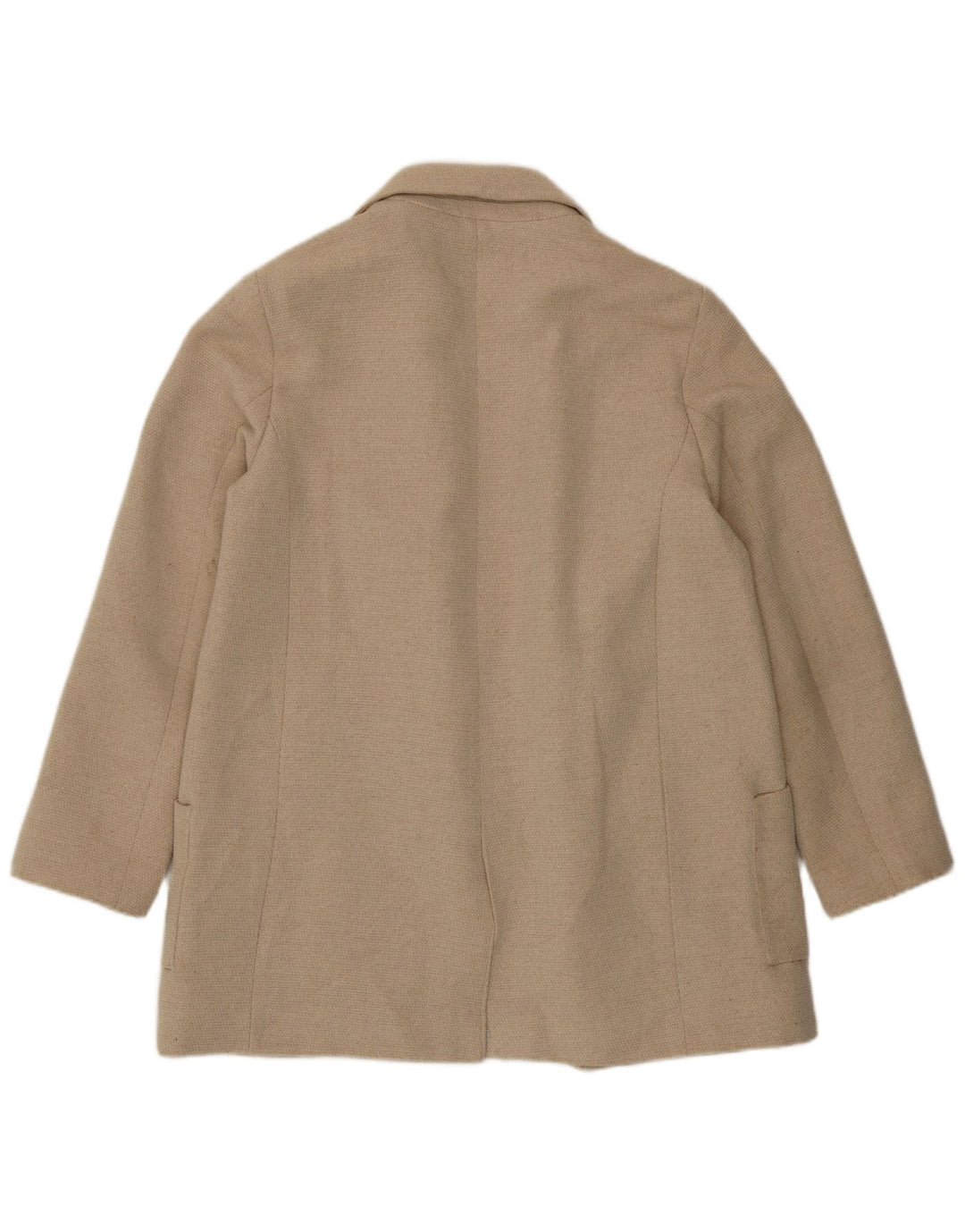 Jachetă Blazer deschisă pentru femei Zara UK 16, mare, alb