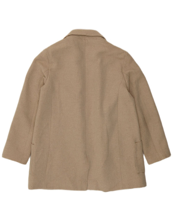 Jachetă Blazer deschisă pentru femei Zara UK 16, mare, alb