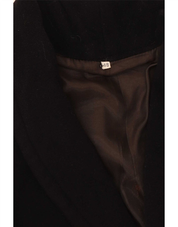 Palton dublu pentru femei Vintage IT 48 XL negru