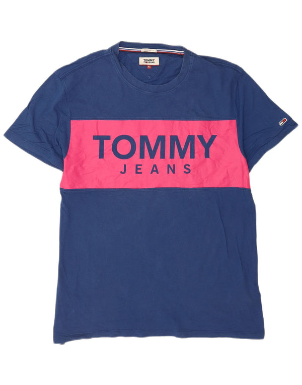 Tricou grafic pentru bărbați Tommy Hilfiger Top XL bleumarin colorblock